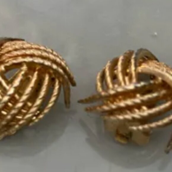 Bundle 5 clips earrings vintage - Picture 5 of 6